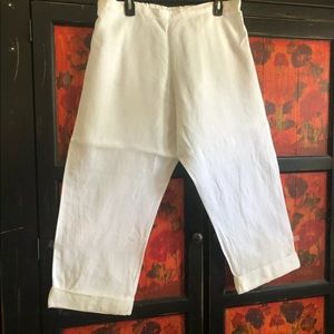 Bryn Walker White Lagenlook Pants XL